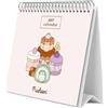 Grupo Erik Pusheen Calendario da Scrivania 2027 - Calendario da Tavolo | 19,5x16,5 con Spazio per Appunti, 2 Formati di Calendario, 12 Mesi, 6 Lingue, in Scatola Regalo, Regalo Kawaii