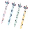 Grupo Erik Stitch Set 4 Penne Gel Cancellabili | Blu a Scatto con Gomma | Cancelleria Scuola, Disney Gadget, Idea Regalo Bambina, per Studenti, Lilo e Stitch Gadget
