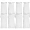Betinyar 8 calzini filtranti ad anello da 10,2 cm, riutilizzabili a nido d'ape da 200 μm, in nylon a rete fine, lunghi 30 cm, sacchetti filtro per acquario, per acqua dolce, salata, acquario e