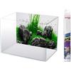 Amtra Sfondo Doppio Amazonia - Sfondo Poster per Acquario, Decorazione a Doppia Stampa HD, Double Face, Impermeabile, Formato 45x100 cm