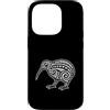 tribal kiwi polynesian pattern tattoo st Custodia per iPhone 14 Pro Motivo tribale polinesiano kiwi