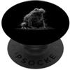 Minimal Abstract Drawing Scribble Line A Rospo minimalista disegnato a mano astratto rana di scarabocchio PopSockets PopGrip Adesivo