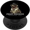 Thanksgiving Feast Funny Steampunk Pilgr T-Rex Dinosauro Vintage Retro Turchia Cena Giorno Vendemmia Autunno PopSockets PopGrip Adesivo