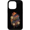 surreal kiwi pocket watch cosmic drip ki Custodia per iPhone 13 Pro Orologio Surreale Kiwi Arte Cosmica