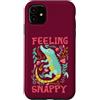 ADC Alligator Wrestler Shirts Custodia per iPhone 11 Feeling Snappy Alligatore con Fiori