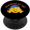 Sunshine At Ya! Positive Happy Vibes | Sunshine At Ya - Indicazione e strizzatina d'occhio PopSockets PopGrip Adesivo