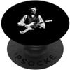 President Abe Lincoln Playing Guitar Roc Abraham Lincoln Suonare Chitarra Elettrica Vintage Rock PopSockets PopGrip Adesivo