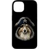 Merch di Amazon Custodia per iPhone 13 Shetland Sheepdog amante pirata cane vintage grafica estetica
