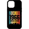 November 1966 Years Old Birthday Retro V Custodia per iPhone 12 Pro Max Novembre 1966 Anni Compleanno Edizione Limitata Retro