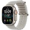 Apple Watch Ultra 4 GPS + Cellular 49 mm | Cassa in titanio naturale con cinturino Ocean grigio traslucido