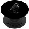 Minimal Abstract Drawing Scribble Line A Disegno astratto Scribble Bird Lover disegnato a mano minimalista Line Art PopSockets PopGrip Adesivo