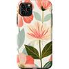 Graziosi disegni floreali Custodia per iPhone 11 Pro Max Fiori di collage di arte popolare