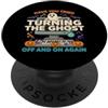 Mimik Supporto IT di Halloween - Hai provato a spegnere il fantasma PopSockets PopGrip Adesivo