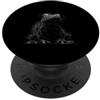 Minimal Abstract Drawing Scribble Line A Rospo minimalista disegnato a mano astratto rana di scarabocchio PopSockets PopGrip Adesivo