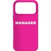 MANAGER GEAR Custodia per iPhone 17 Pro Max Piccola stampa bianca normale del manager per il professionista dell'ufficio del lavoro