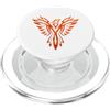 Mythical Bird Tribal Phoenix Tees Stylish Flames & Ashes Mythical Phoenix Rising Born Again PopSockets PopGrip per MagSafe