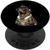 Thanksgiving Feast Funny Steampunk Pilgr T-Rex Dinosauro Vintage Retro Turchia Cena Giorno Vendemmia Autunno PopSockets PopGrip Adesivo