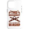 Jazz Band Bassoon Player Merch With Retr Custodia per iPhone 16 Pro Questo fagotto è stato creato per il culto cristiano