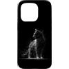 Minimal Abstract Drawing Scribble Line A Custodia per iPhone 15 Pro Astratto Scribble Cat Lover disegnato a mano minimalista Line Art