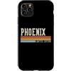 Retro Vintage Personalized Family Names Custodia per iPhone 11 Pro Max Phoenix Retro Vintage Uomo Bambini Ragazzi Nome