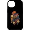 surreal kiwi pocket watch cosmic drip ki Custodia per iPhone 13 Orologio Surreale Kiwi Arte Cosmica