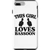 Jazz Band Bassoon Player Merch With Retr Custodia per iPhone 7 Plus/8 Plus Questa ragazza ama fagotto due pollici