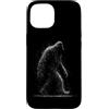 Minimal Abstract Drawing Scribble Line A Custodia per iPhone 15 Arte minimalista disegnata a mano di Bigfoot di Scribble astratta