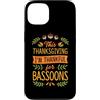 Jazz Band Bassoon Player Merch With Retr Custodia per iPhone 13 Questo Ringraziamento sono grato per i fagotti