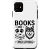 Funny Finnish Lapphund And Book Designs Custodia per iPhone 11 Libri E Lapphunds Finlandesi Divertente Lapphund Finlandese