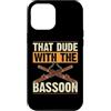 Jazz Band Bassoon Player Merch With Retr Custodia per iPhone 12 Pro Max Quel tizio con il fagotto