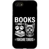 Funny Yorkshire Terrier And Book Design Custodia per iPhone SE (2020) / 7/8 Libri E Yorkshire Terrier Divertente Yorkshire Terrier