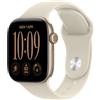 Apple Watch Series 12 GPS 42 mm Smartwatch | Cassa in alluminio color oro chiaro con cinturino Sport sabbia - S/M