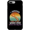 Divertenti disegni di ricordi d'infanzia Custodia per iPhone 7 Plus/8 Plus Sono sopravvissuta al cucchiaio di legno e ora sono una