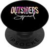 TeeaxArt Tie Dye teachers Gifts Outsiders Squad Tie Dye Back To School apprezzamento delle donne PopSockets PopGrip Adesivo
