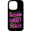 Jazz Band Bassoon Player Merch With Retr Custodia per iPhone 14 Pro Il fagotto mi fa dimenticare il gioco di parole degli acuti