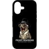 Thanksgiving Feast Funny Steampunk Pilgr Custodia per iPhone 17 T-Rex Dinosauro Vintage Retro Turchia Cena Giorno Vendemmia Autunno