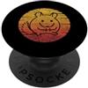 XXL Chinchilla Kuscheltier Käfig Zubehör Cincillà cincillà a capelli lunghi retrò PopSockets PopGrip Adesivo