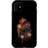 surreal kiwi pocket watch cosmic drip ki Custodia per iPhone 11 Orologio Surreale Kiwi Arte Cosmica