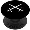 Mimiamb Line Spade incrociate PopSockets PopGrip Adesivo