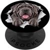 4NeapolitanMastiffLovers Divertente mastino napoletano che sbircia carino amante dei cani mamma papà PopSockets PopGrip Adesivo