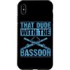 Jazz Band Bassoon Player Merch With Retr Custodia per iPhone XS Max Quel tizio con il fagotto