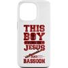 Jazz Band Bassoon Player Merch With Retr Custodia per iPhone 13 Pro Questo Ragazzo Corre Su Gesù E Fagotto
