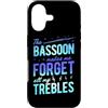 Jazz Band Bassoon Player Merch With Retr Custodia per iPhone 17 Il fagotto mi fa dimenticare il gioco di parole degli acuti