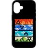 Element Harmony Studio Custodia per iPhone 16 Quattro Elementi Simbolo Minimalista Arte
