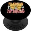 Groovy Coquette Teacher Apparel. Grazioso fiocco TK Squad Groovy Coquette per tornare a scuola PopSockets PopGrip Adesivo