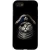 Funny Pirate Cat Animal Lovers Graphic G Custodia per iPhone SE (2020) / 7/8 Gatto divertente amante degli animali pirata gatto grafica estetica