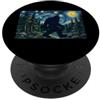Miftees Vincent Van Gogh Tees Bigfoot Notte stellata Bigfoot PopSockets PopGrip Adesivo