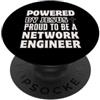 Network Engineer Job Jesus Follower Desi Promosso da Jesus Orgoglioso di essere un ingegnere di rete cristiano PopSockets PopGrip Adesivo