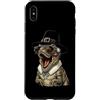 Thanksgiving Feast Funny Steampunk Pilgr Custodia per iPhone XS Max T-Rex Dinosauro Vintage Retro Turchia Cena Giorno Vendemmia Autunno