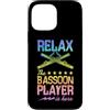 Jazz Band Bassoon Player Merch With Retr Custodia per iPhone 13 Pro Max Rilassati Il Fagotto è qui